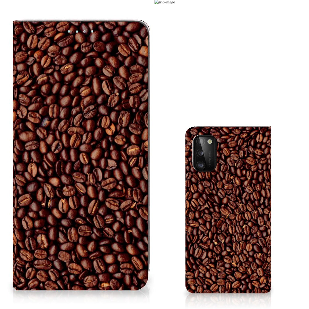 Samsung Galaxy A41 Flip Style Cover Koffiebonen