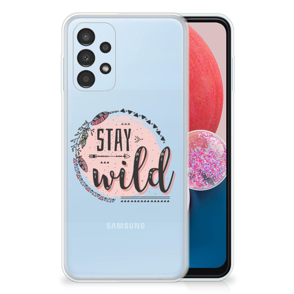 Samsung Galaxy A13 4G Telefoonhoesje met Naam Boho Stay Wild B2C Telecom