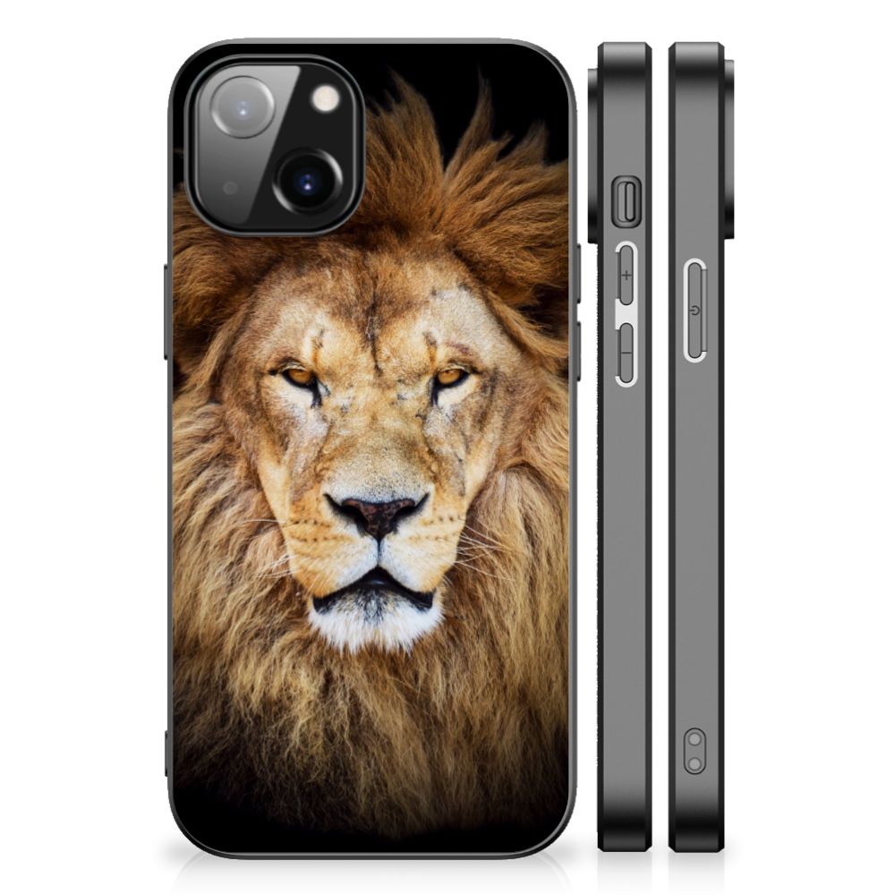 Apple iPhone 13 | iPhone 14 Dierenprint Telefoonhoesje Leeuw