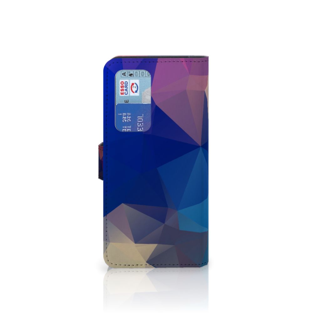 Huawei P40 Pro Book Case Polygon Dark