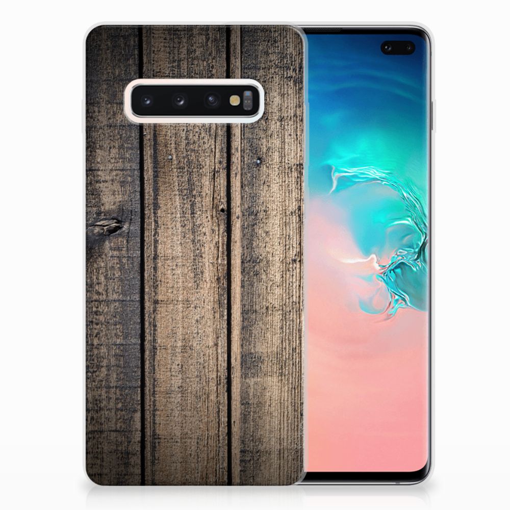 Samsung Galaxy S10 Plus Bumper Hoesje Steigerhout