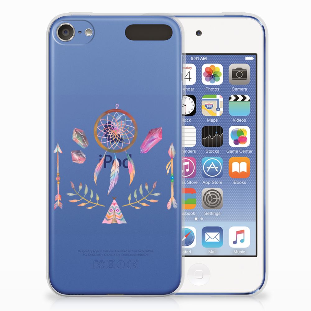 Apple iPod Touch 5 | 6 Telefoonhoesje met Naam Boho Dreamcatcher