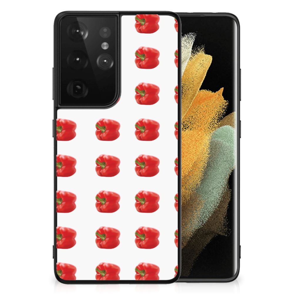 Samsung Galaxy S21 Ultra Back Cover Hoesje Paprika Red B2C Telecom