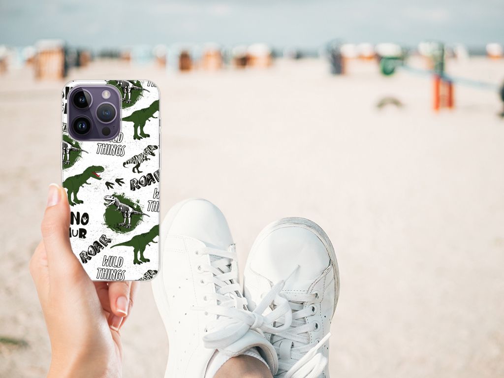 TPU Hoesje voor Apple iPhone 14 Pro Dinosaurus B2C Telecom