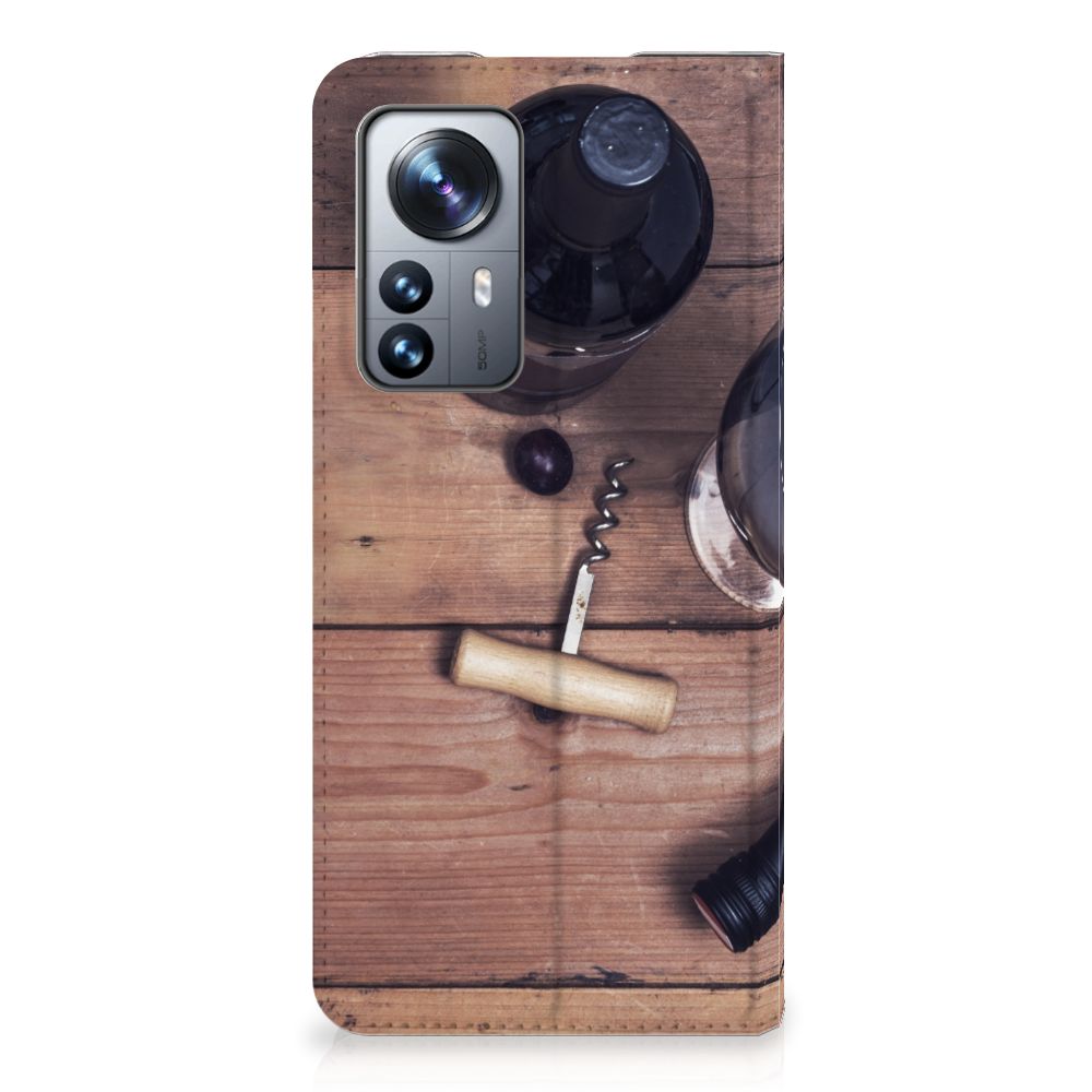Xiaomi 12 Pro Flip Style Cover Wijn - B2C Telecom