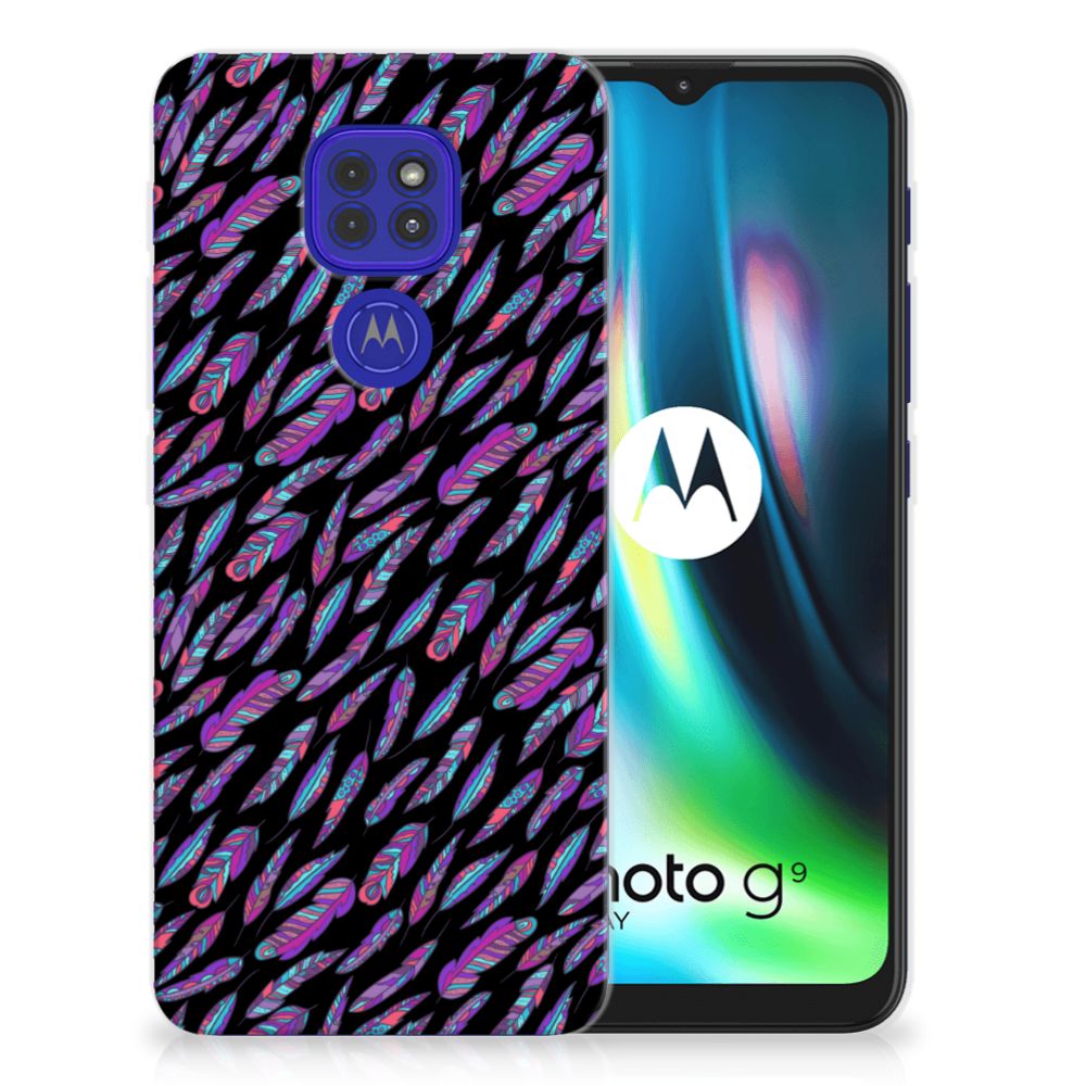 Motorola Moto G9 Play | E7 Plus TPU bumper Feathers Color B2C Telecom
