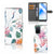 OPPO A16/A16s/A54s Telefoonhoesje met Pasjes Bird Flowers