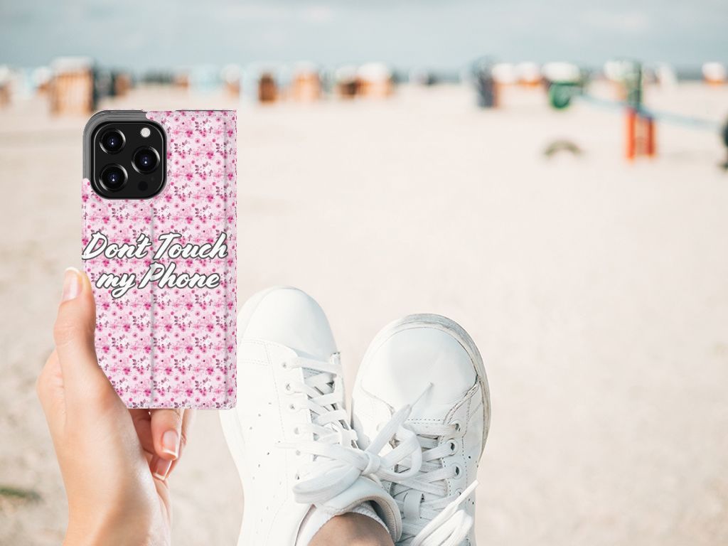 iPhone 13 Pro Design Case Flowers Pink DTMP - B2C Telecom
