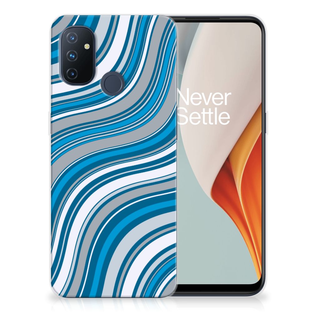 OnePlus Nord N100 TPU bumper Waves Blue