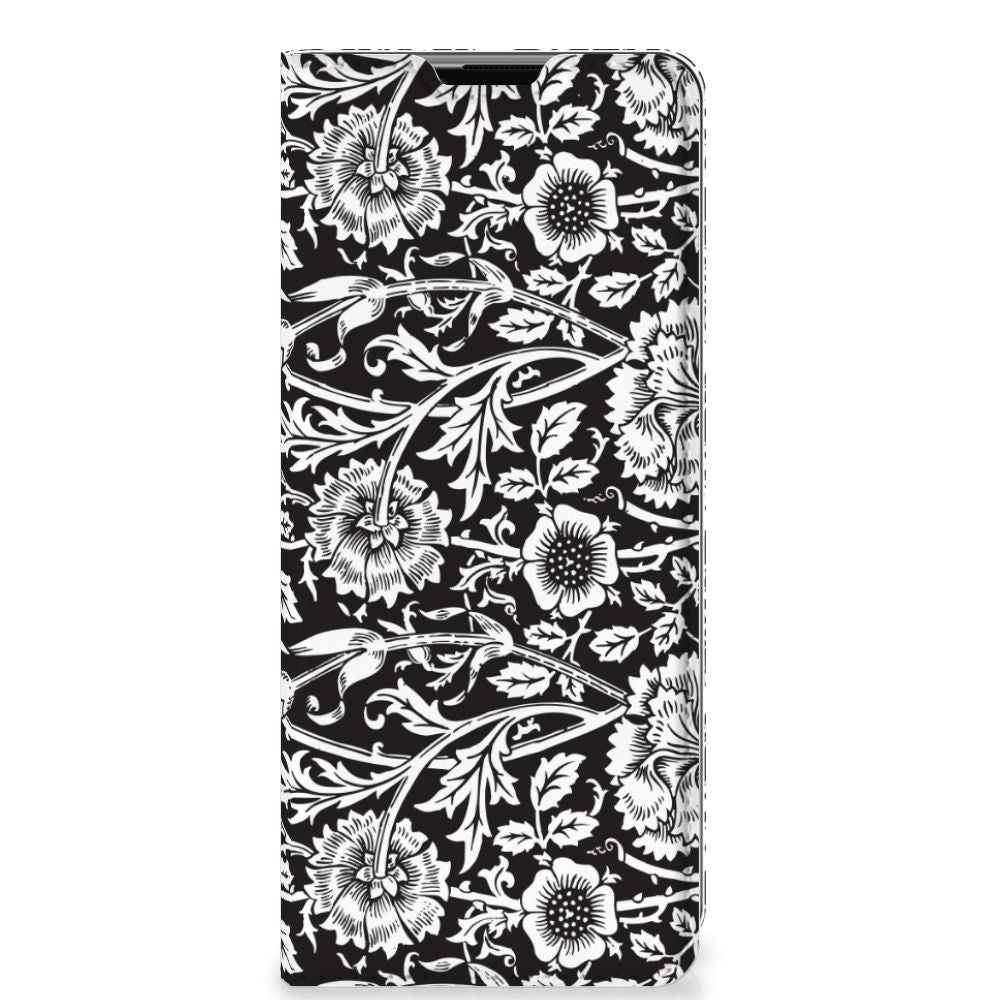 Sony Xperia 5 II Smart Cover Black Flowers - B2C Telecom