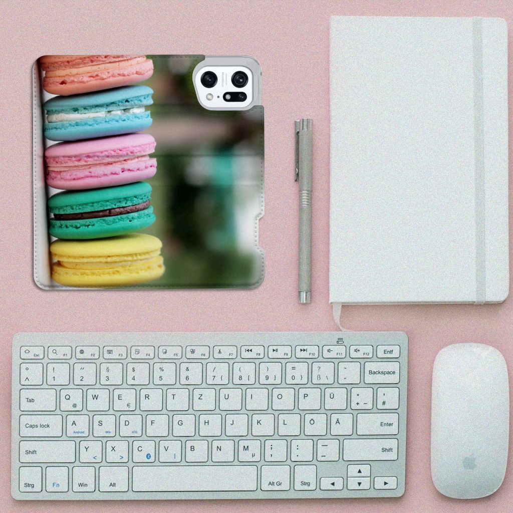 OPPO Find X5 Pro Flip Style Cover Macarons - B2C Telecom