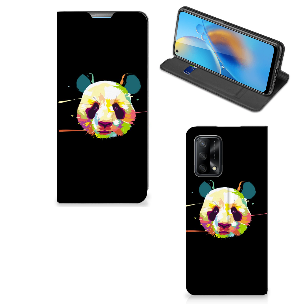 OPPO A74 4G Magnet Case Panda Color - B2C Telecom
