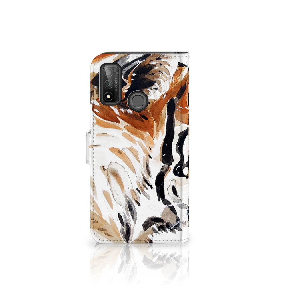 Hoesje Huawei P Smart 2020 Watercolor Tiger