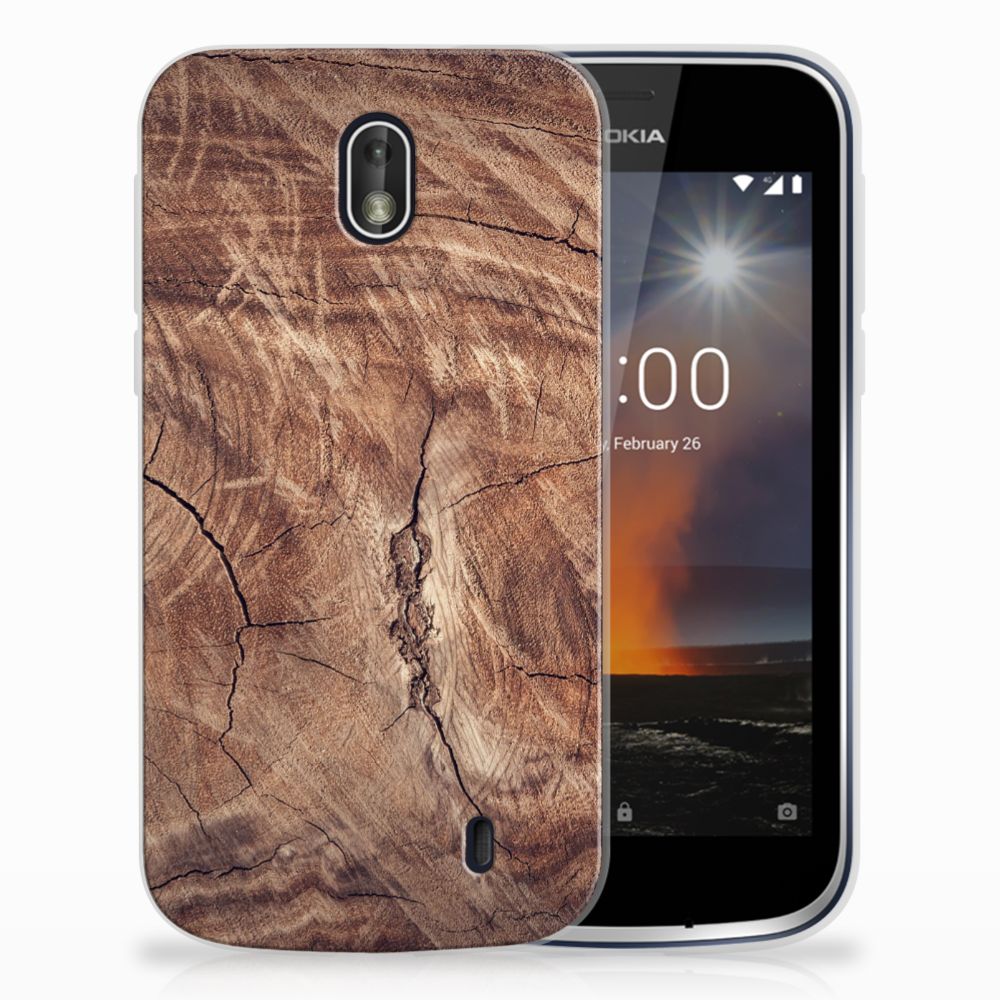 Nokia 1 Bumper Hoesje Tree Trunk