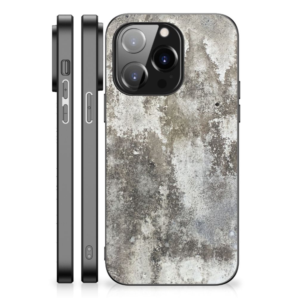 iPhone 14 Pro Marmeren Print Telefoonhoesje Beton Print B2C Telecom