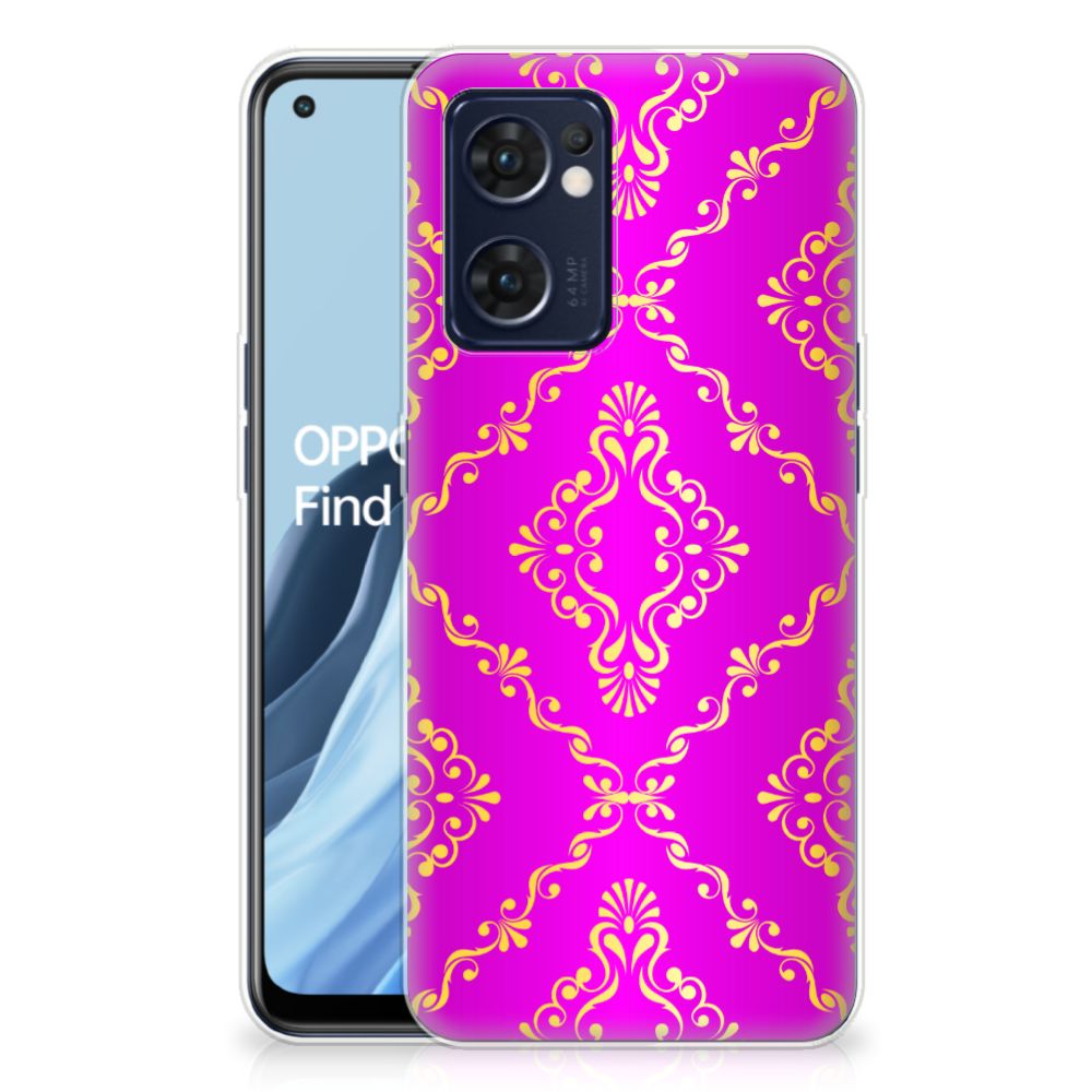 Siliconen Hoesje OPPO Reno 7 5G | Find X5 Lite Barok Roze