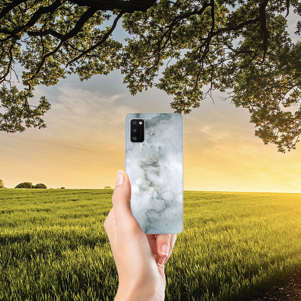 Hoesje maken Samsung Galaxy A41 Painting Grey B2C Telecom