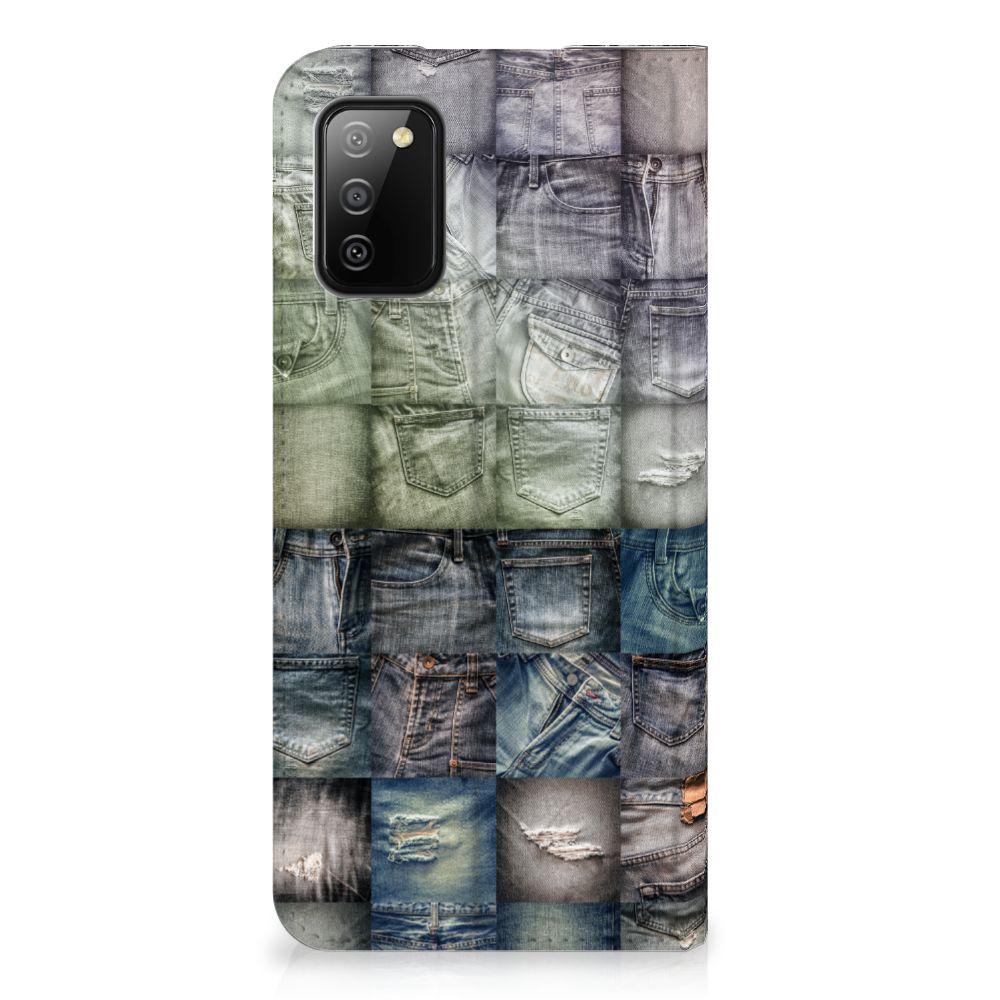 Hippe Standcase Samsung Galaxy M02s | A02s Spijkerbroeken - B2C Telecom