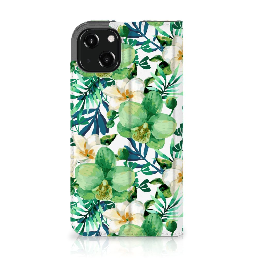 iPhone 13 Smart Cover Orchidee Groen