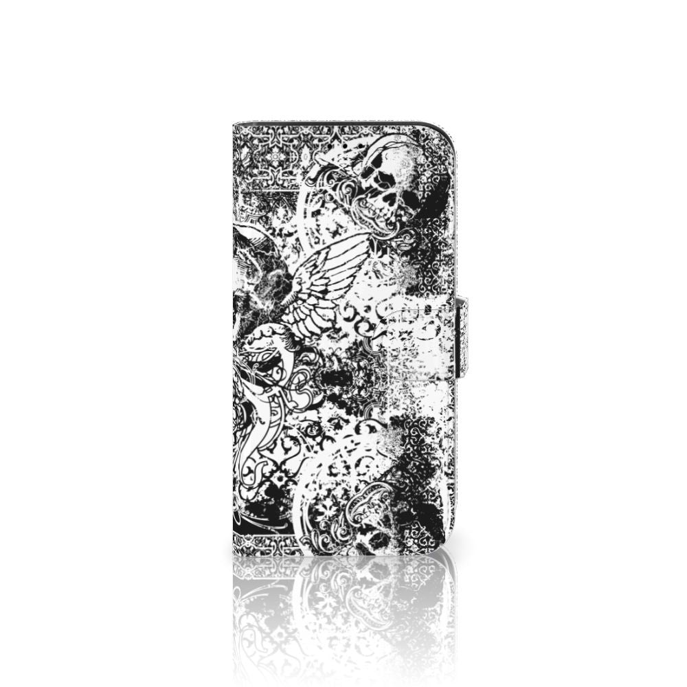 Telefoonhoesje met Naam iPhone 13 Pro Skulls Angel