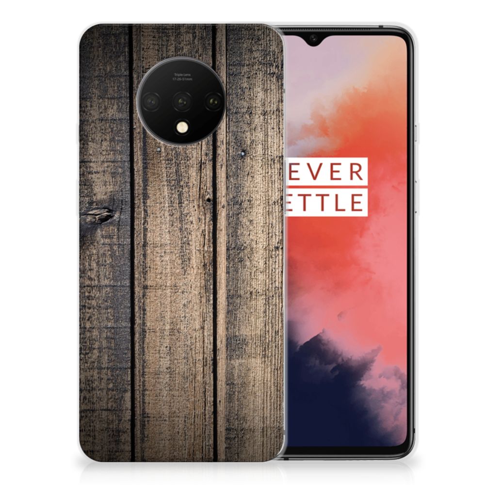 OnePlus 7T Bumper Hoesje Steigerhout