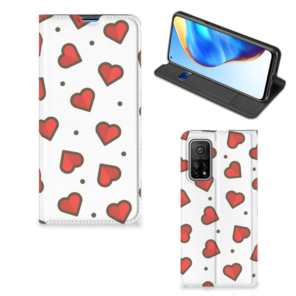 Xiaomi Mi 10T | 10T Pro Hoesje met Magneet Hearts