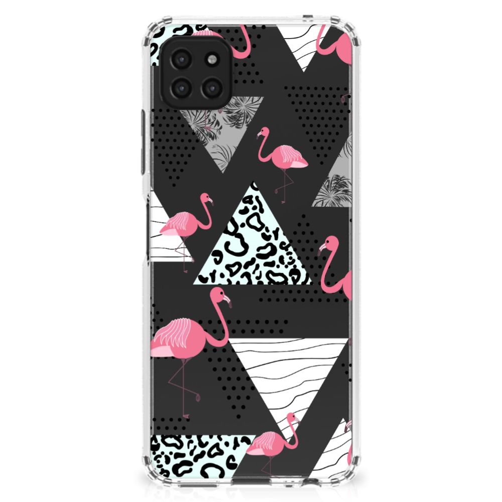 Samsung Galaxy A22 5G Case Anti-shock Flamingo Triangle B2C Telecom