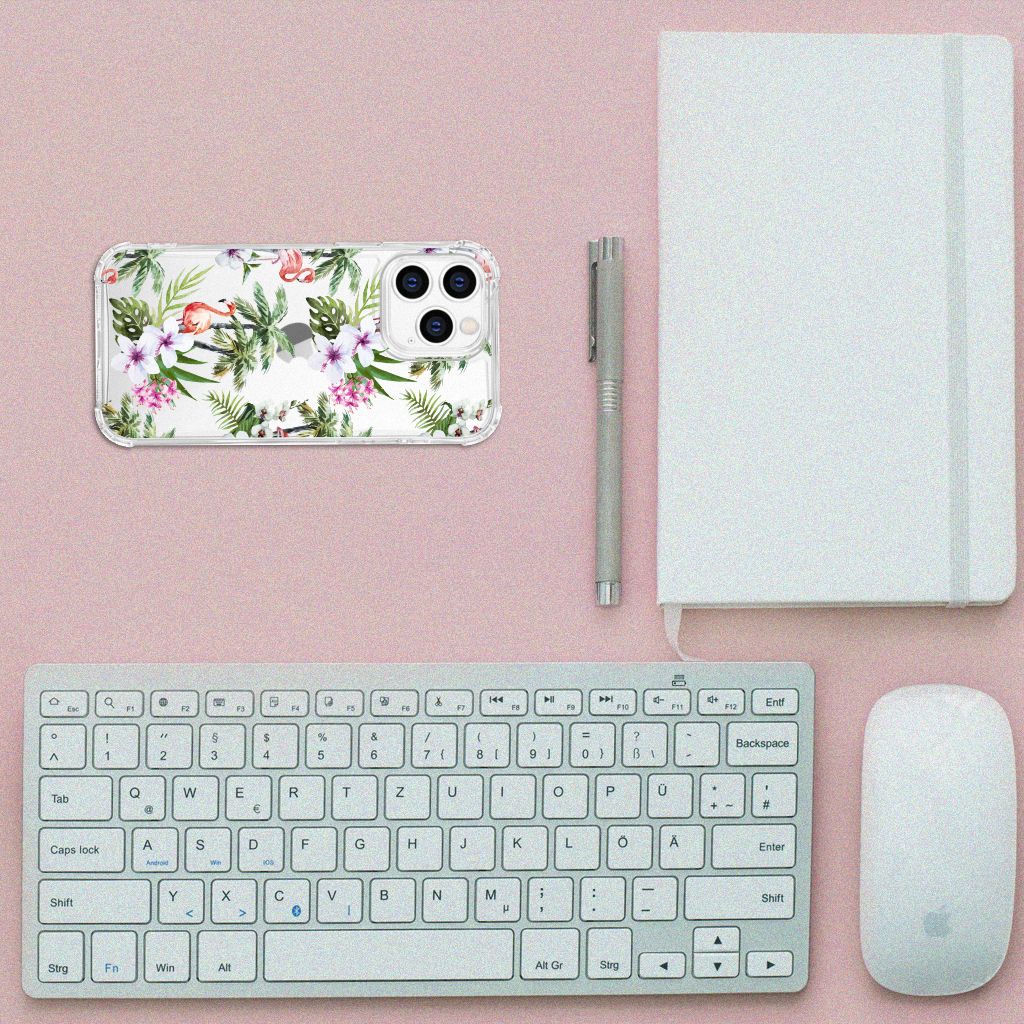 iPhone 14 Pro Case Anti-shock Flamingo Palms B2C Telecom