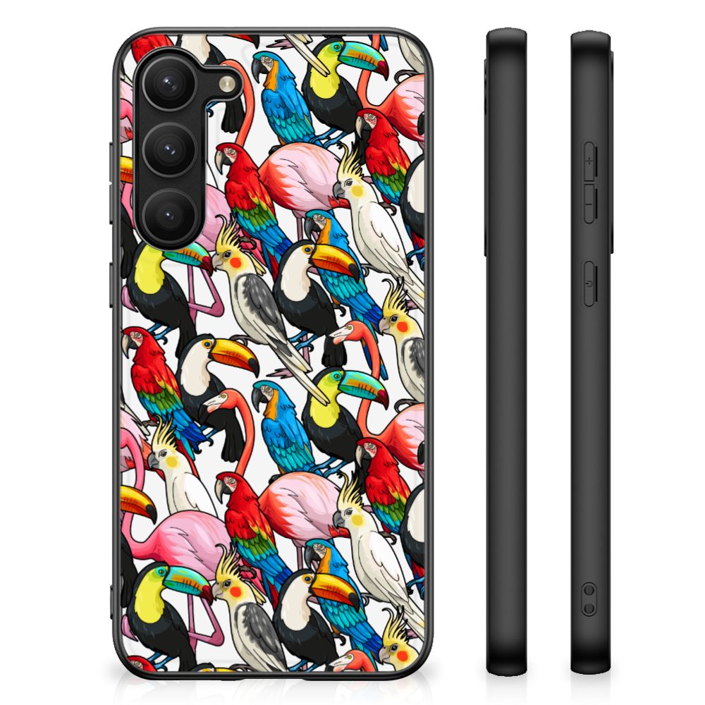 Samsung Galaxy S23 Plus Dierenprint Telefoonhoesje Birds B2C Telecom