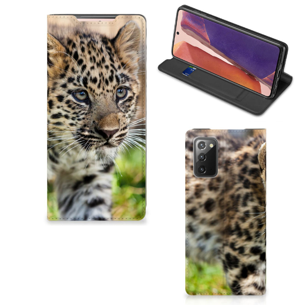 Samsung Galaxy Note20 Hoesje maken Baby Luipaard