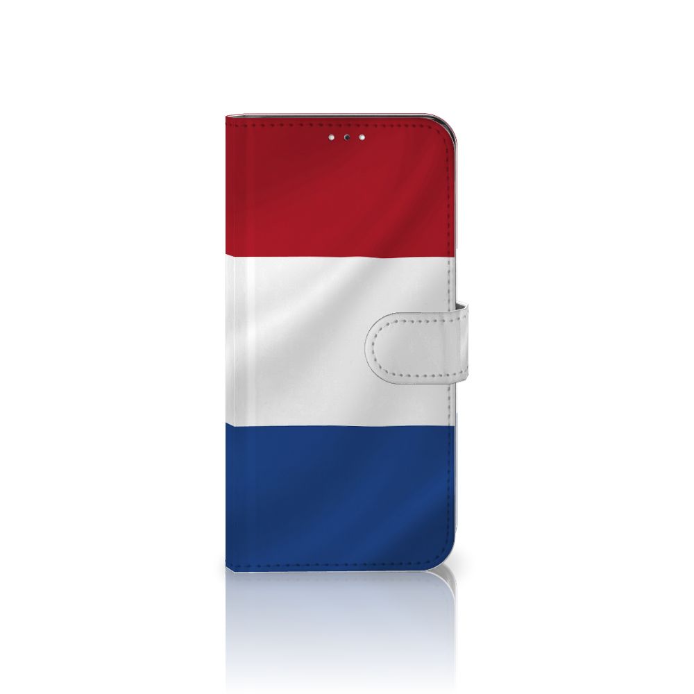 Samsung Galaxy A33 5G Bookstyle Case Nederlandse Vlag met artistiek ontwerp van de Nederlandse vlag.