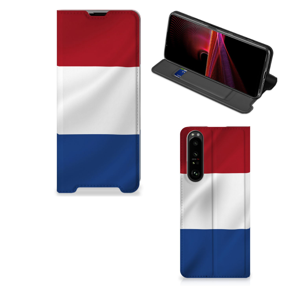 Sony Xperia 1 III Standcase Nederlandse Vlag - B2C Telecom