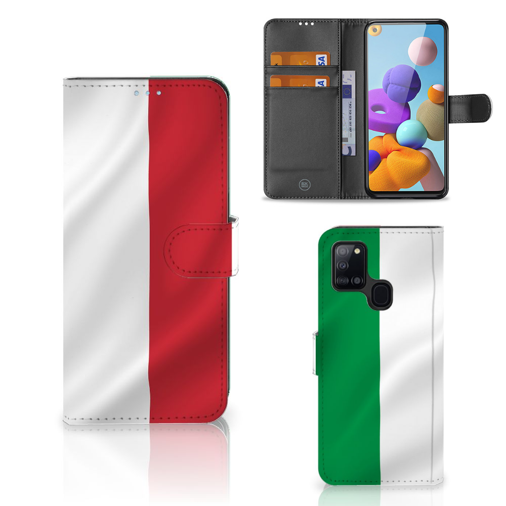 Samsung Galaxy A21s Bookstyle Case Italië