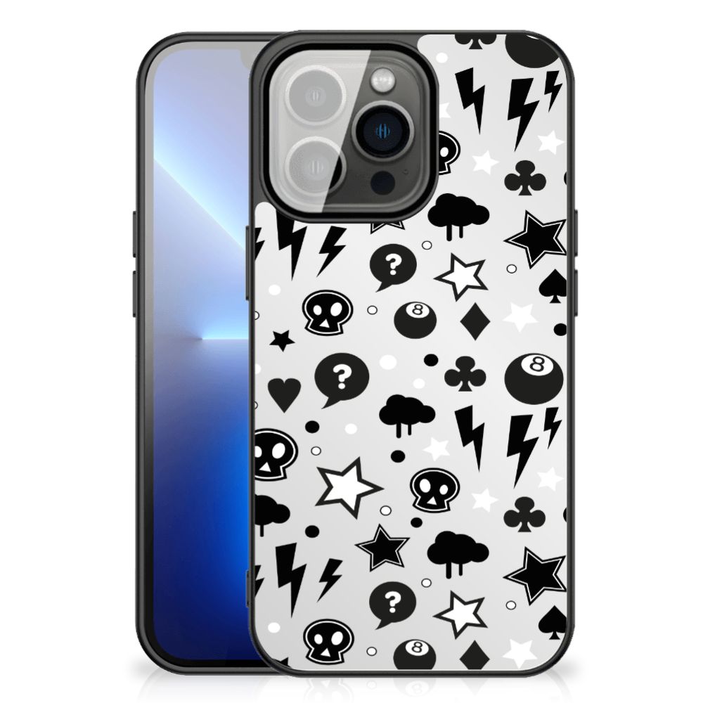 Telefoonhoesje iPhone 13 Pro Max Silver Punk B2C Telecom