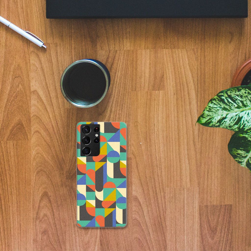 Samsung Galaxy S21 Ultra TPU bumper Funky Retro B2C Telecom