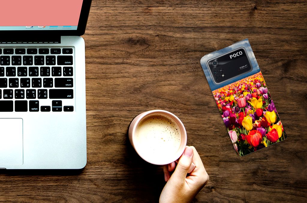 Poco X4 Pro 5G Smart Cover Tulpen - B2C Telecom