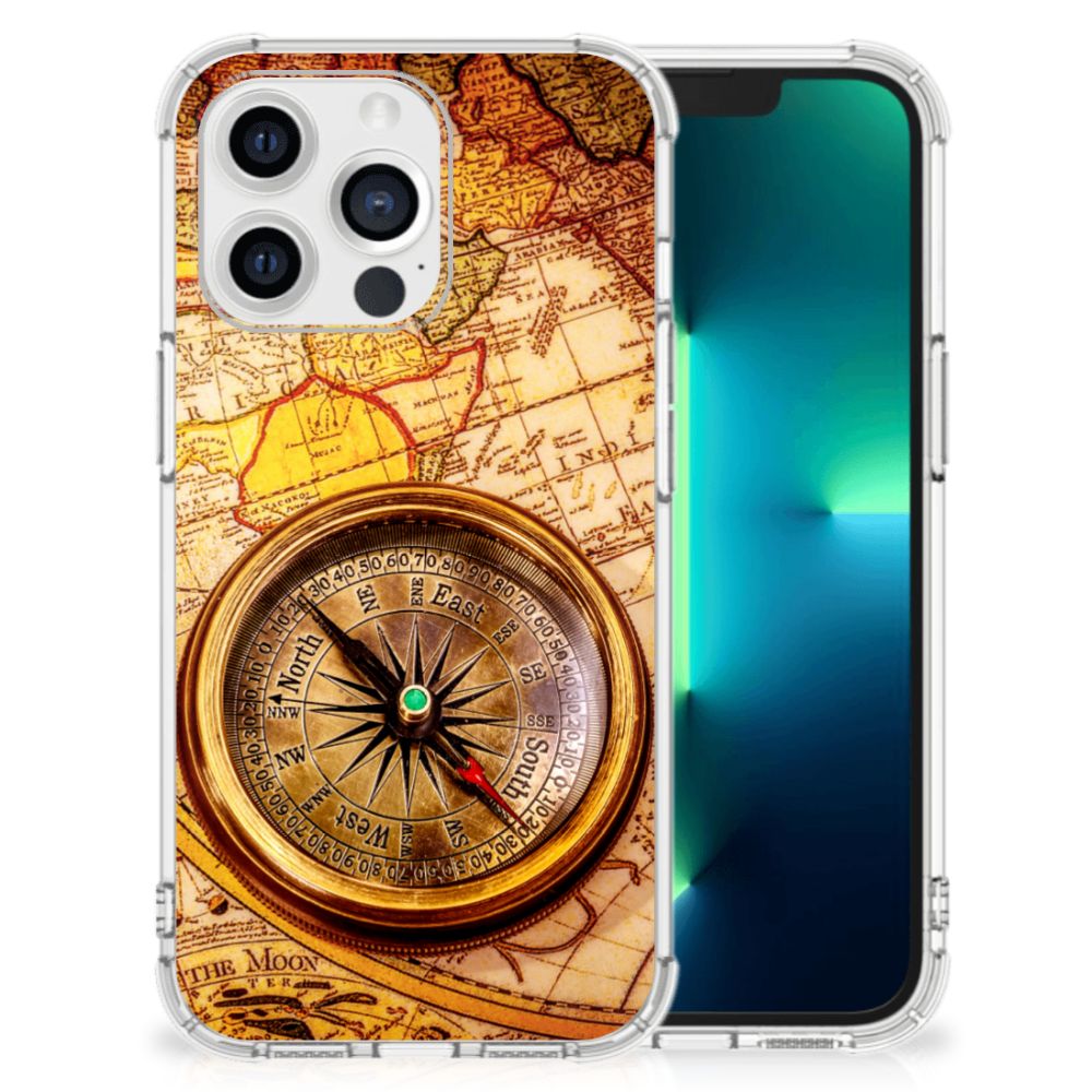 Apple iPhone 13 Pro Telefoonhoesje met valbescherming Kompas B2C Telecom