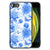 Bloemen Hoesje voor iPhone SE 2022 | SE 2020 | 7/8 Flowers Blue met een prachtig bloemenmotief.