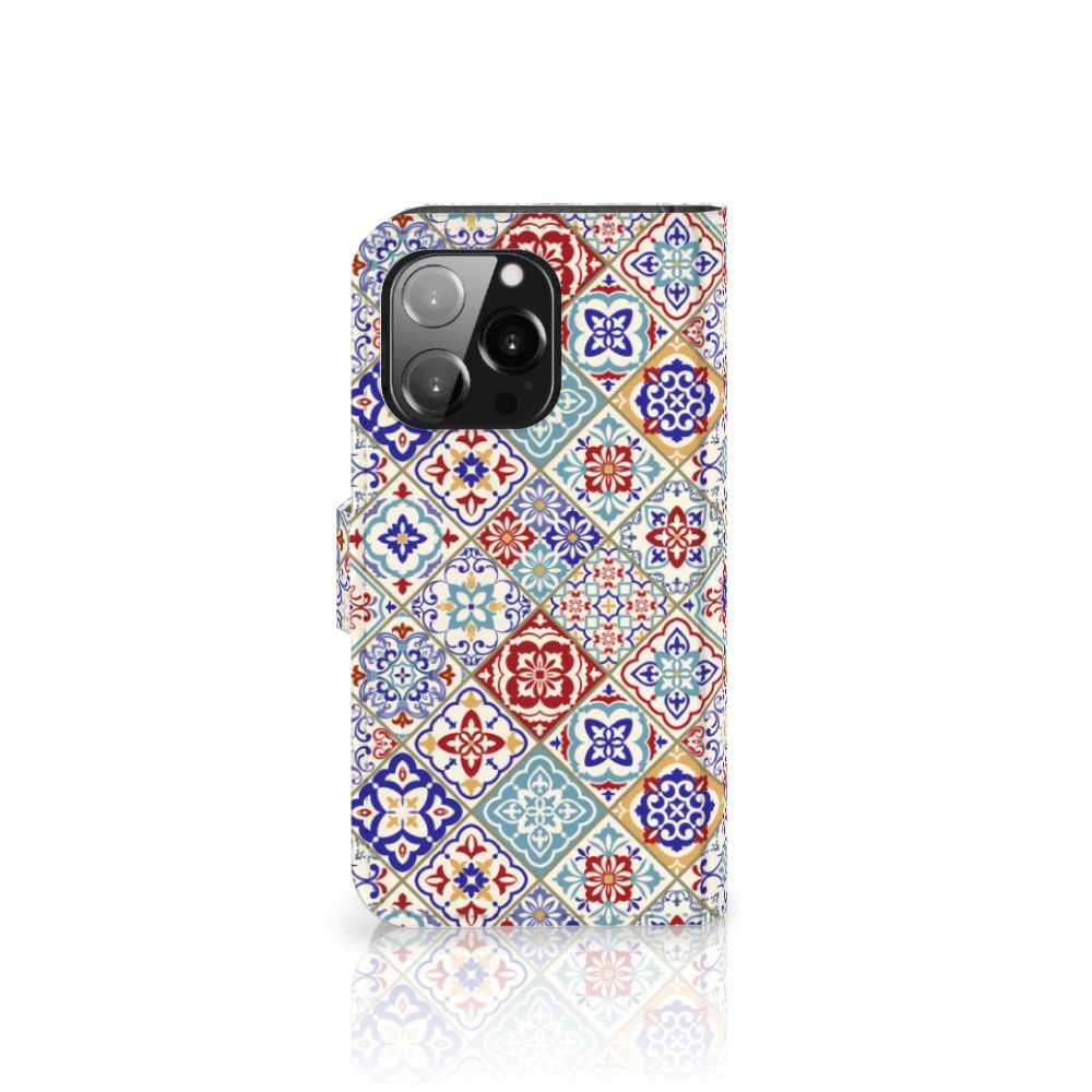 iPhone 13 Pro Bookcase Tiles Color