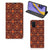 Samsung Galaxy A51 Hoesje met Magneet Batik Brown