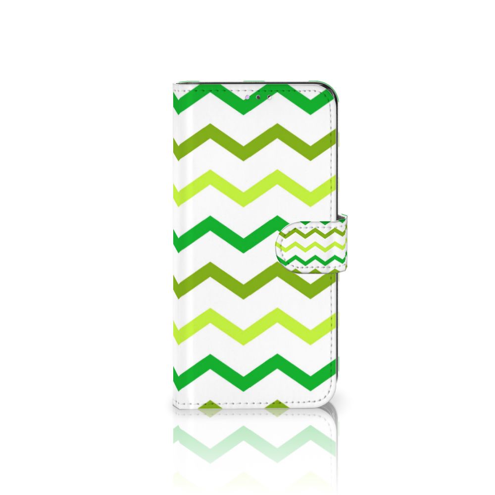 Samsung Galaxy A32 4G Telefoon Hoesje Zigzag Groen