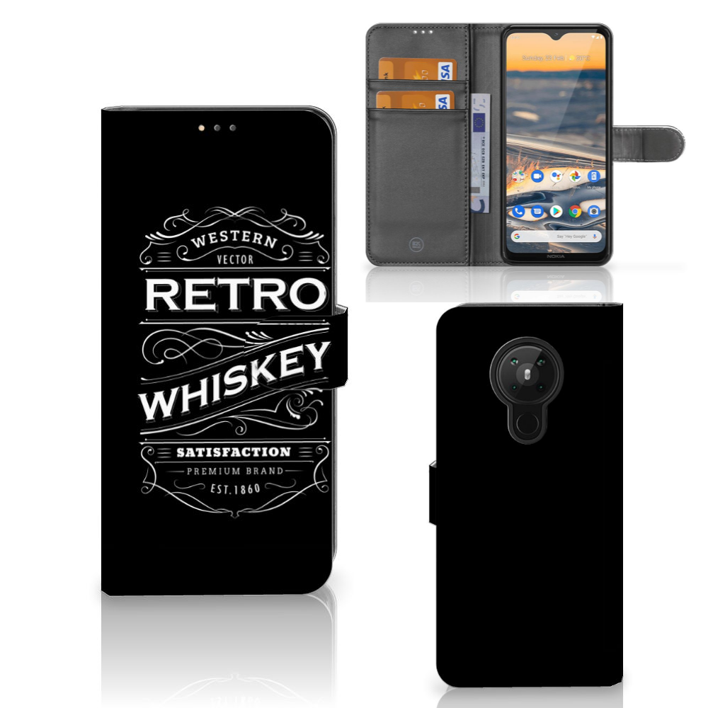 Nokia 5.3 Book Cover Whiskey