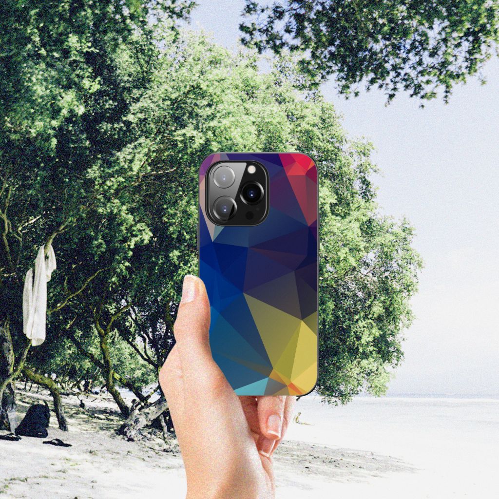 iPhone 14 Pro Backcover Polygon Dark B2C Telecom