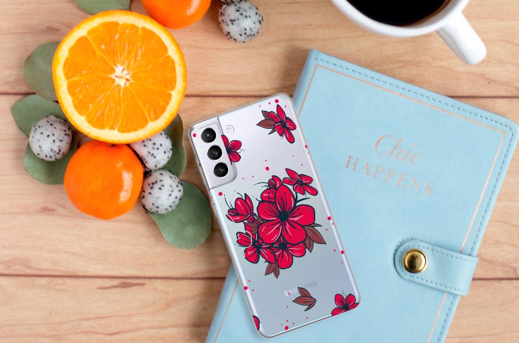 Samsung Galaxy S21 Plus TPU Case Blossom Red B2C Telecom