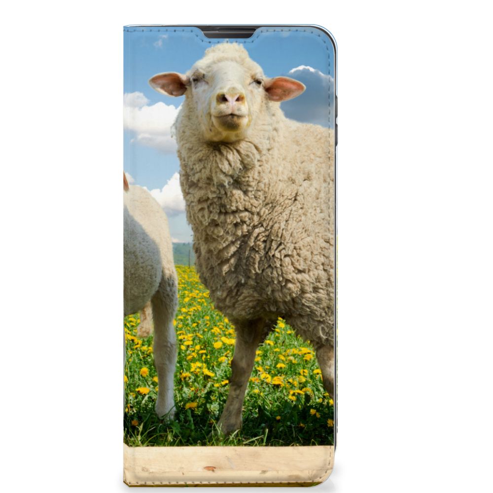Motorola Moto G 5G Plus Hoesje maken Schaap en Lammetje - B2C Telecom