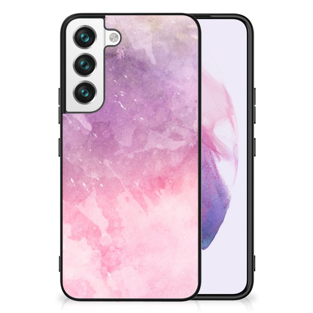 Kleurrijke Telefoonhoesje Samsung Galaxy S22 Pink Purple Paint