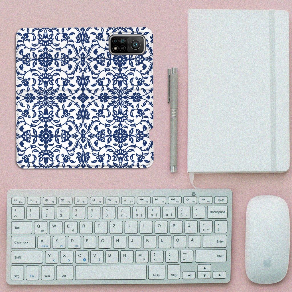 Xiaomi Mi 10T | 10T Pro Smart Cover Flower Blue - B2C Telecom