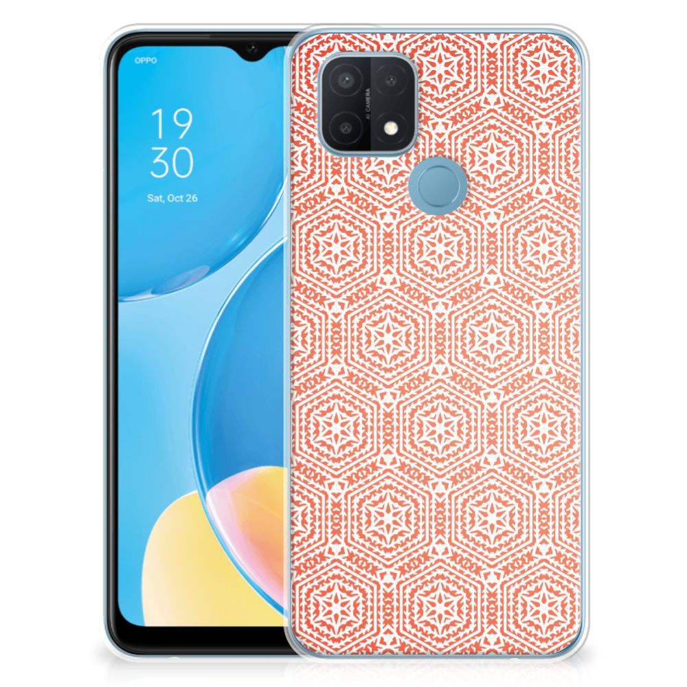OPPO A15 TPU bumper Pattern Orange B2C Telecom