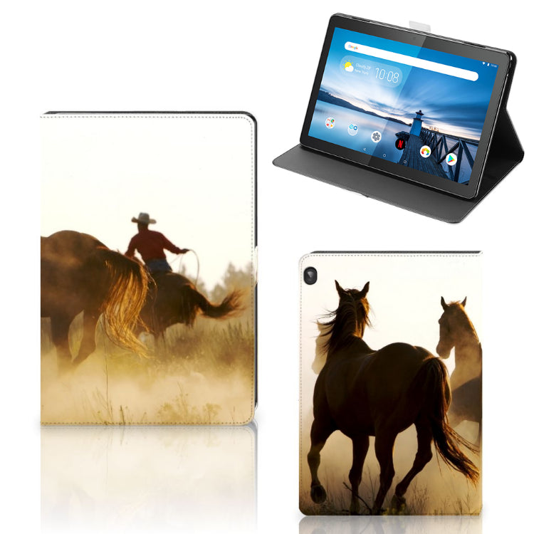 Lenovo Tablet M10 Flip Case Design Cowboy