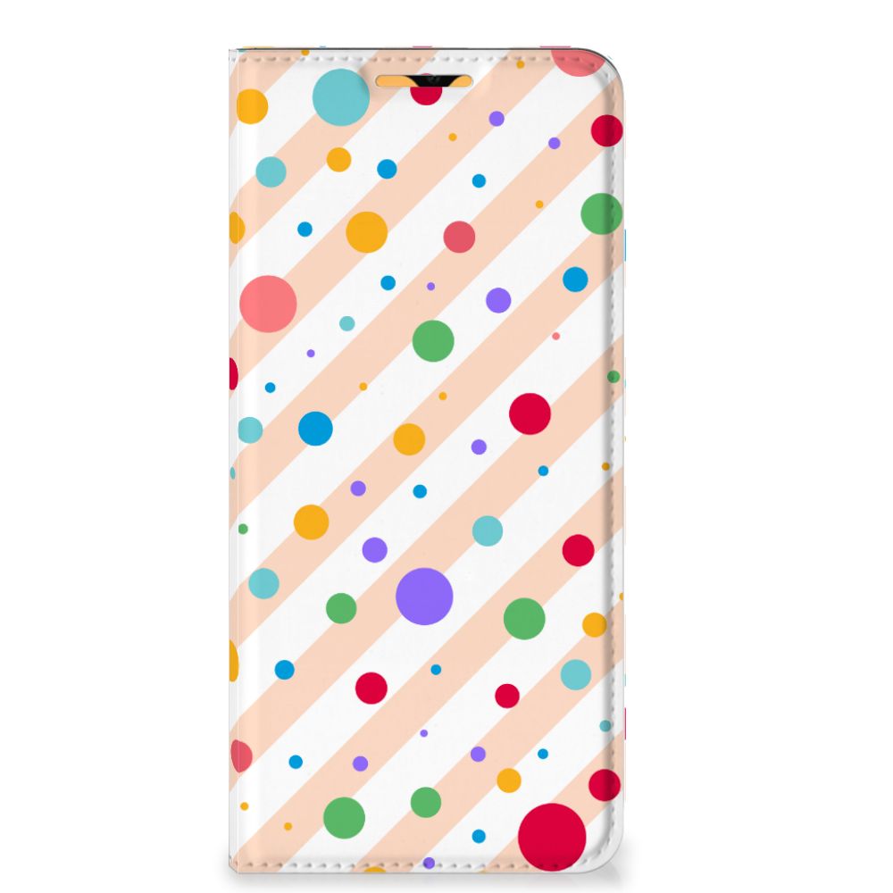OPPO A15 Hoesje met Magneet Dots - B2C Telecom